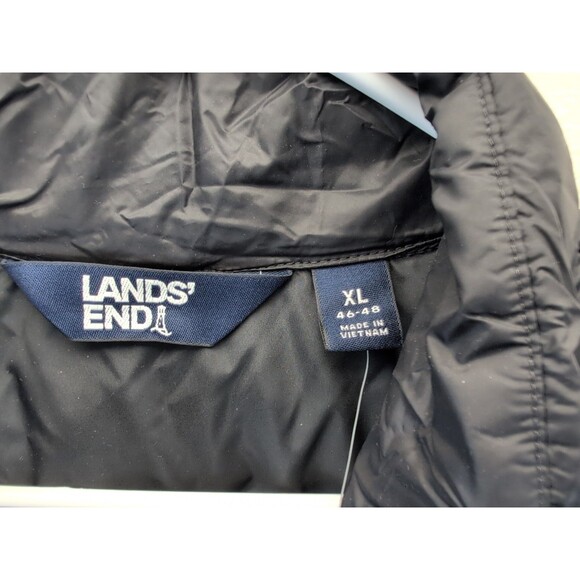 Lands End 600 Fill Power 80/20 Allied Feather & Down Vest Black Men’s XL 46-48 - Picture 8 of 14
